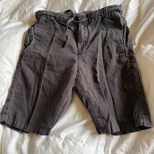 Mayoral Men's Dark Gray Flat Front Shorts